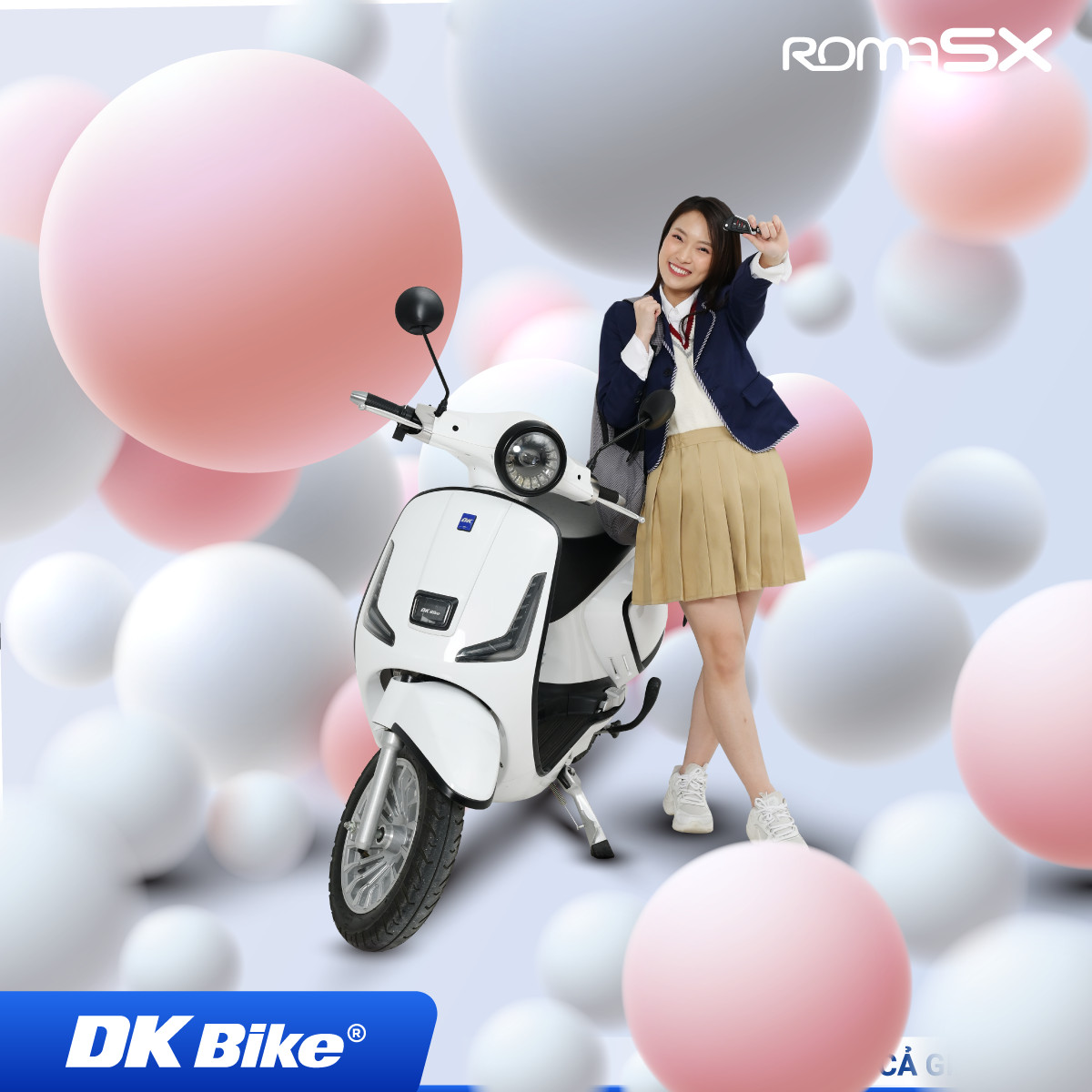 Khánh Vy gia nhập Team Genz Xe Điện DKBike