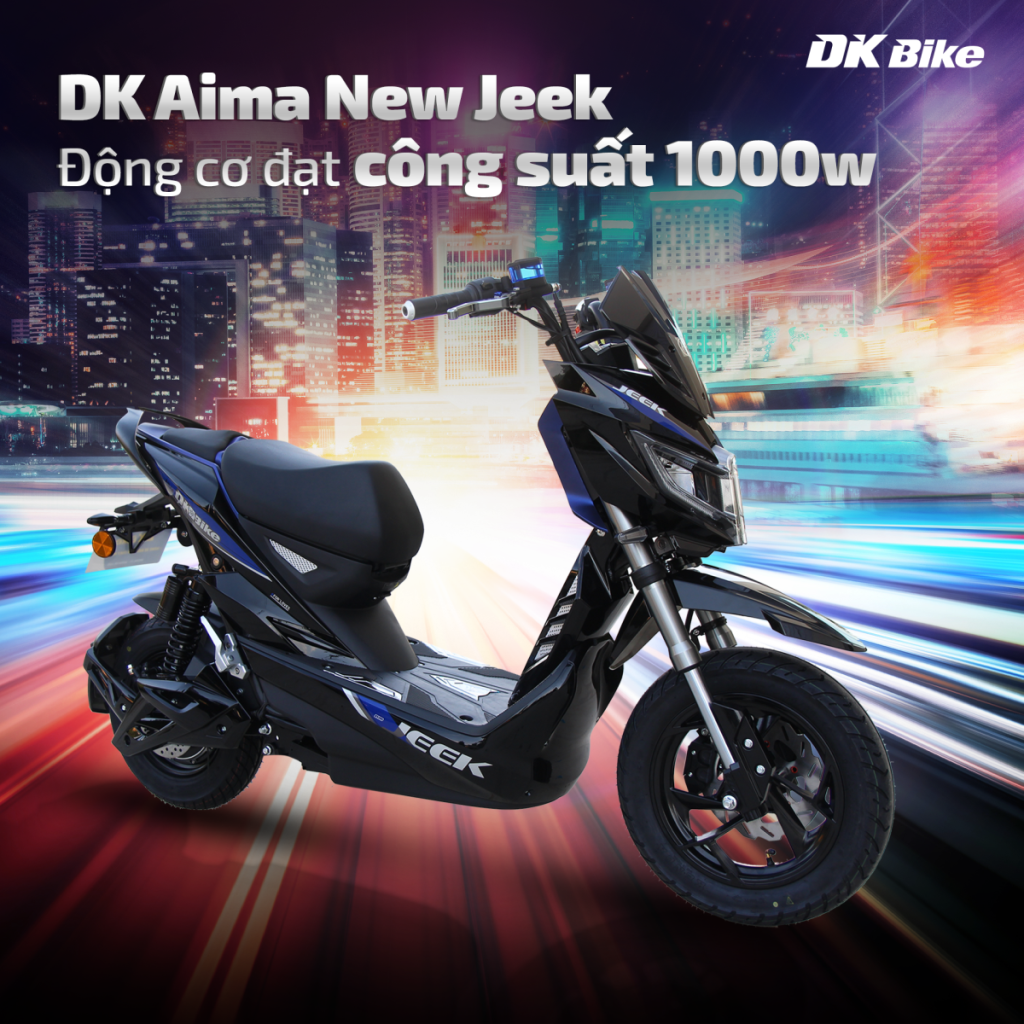 Xe điện Học sinh cấp 3 DK Aima New Jeek