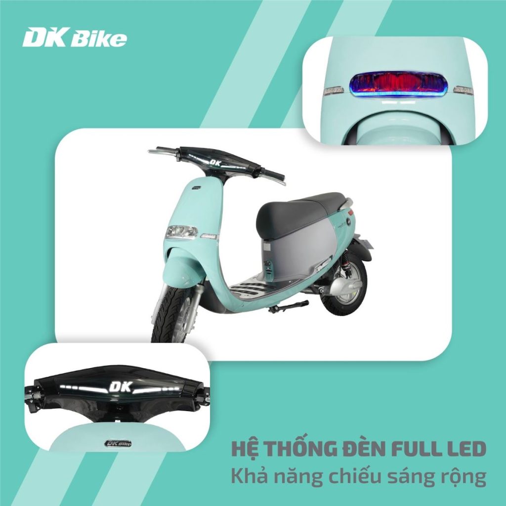 1. DK Gogo S Hệ thống đèn full led có Khả năng chiếu sáng rộng.