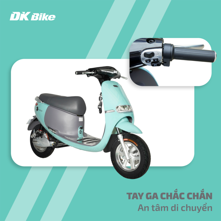 DK Gogo Super Tay ga chắc chắn, An tâm di chuyển