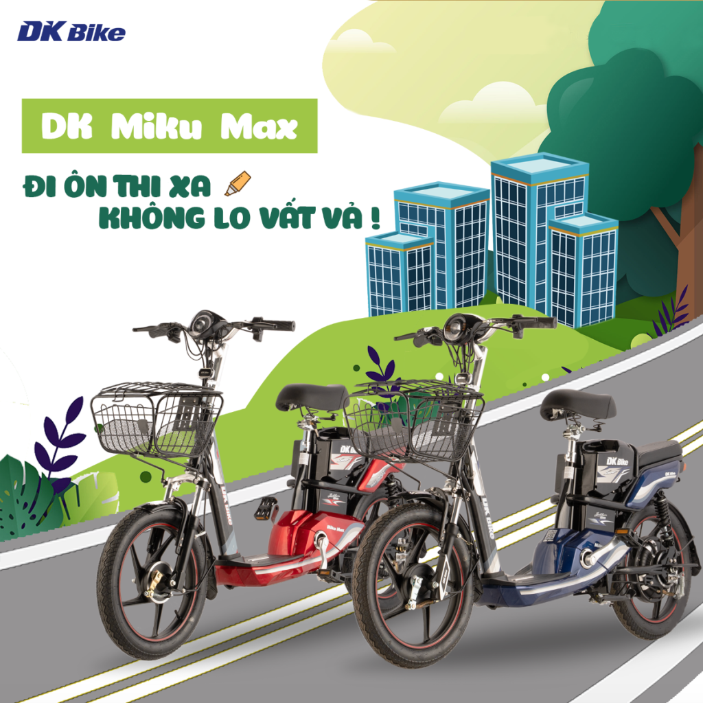 Xe Đạp Điện DK Miku Max.