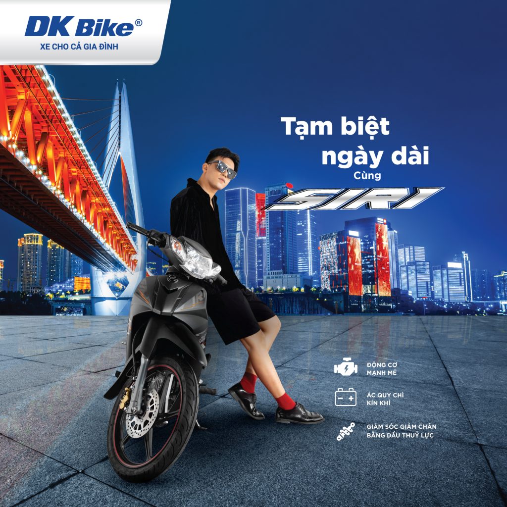 Kiểu dáng Xe máy 50cc DK Siri DK Bike